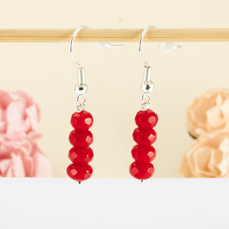 Серьги из коралла своими руками Серьги из коралла своими руками
