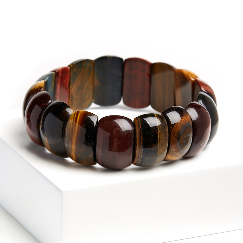 Браслет бычий, соколиный, тигровый глаз 20 см 
Браслет бычий, соколиный, тигровый глаз 20 см