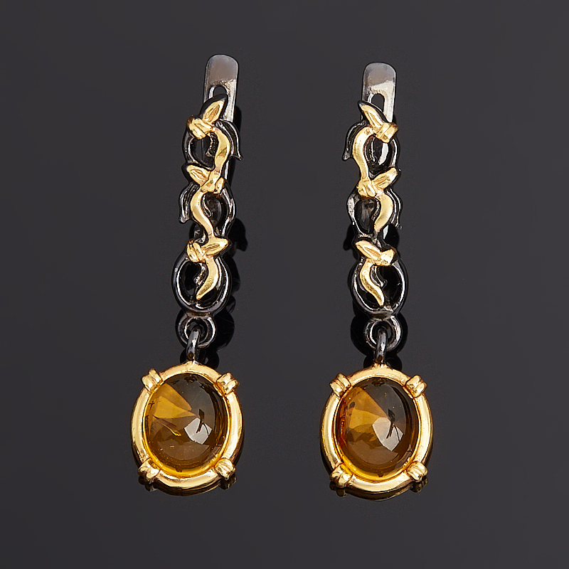 Серьги янтарь (серебро 925 пр. позолота, родир. черн.)
Серьги янтарь (серебро 925 пр. позолота, родир. черн.)