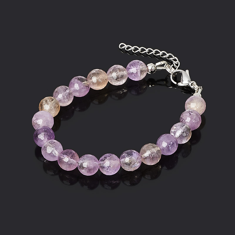 Браслет аметрин (сталь хир.) огранка 8 мм 17 см (+3 см)
Браслет аметрин (сталь хир.) огранка 8 мм 17 см (+3 см)