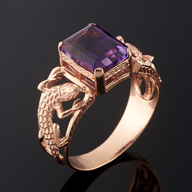 Кольцо аметист (серебро 925 пр. позолота) огранка размер 22
Кольцо аметист (серебро 925 пр. позолота) огранка размер 22