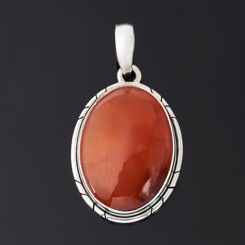 Кулон сердолик (серебро 925 пр. оксидир.) овал
Кулон сердолик (серебро 925 пр. оксидир.) овал