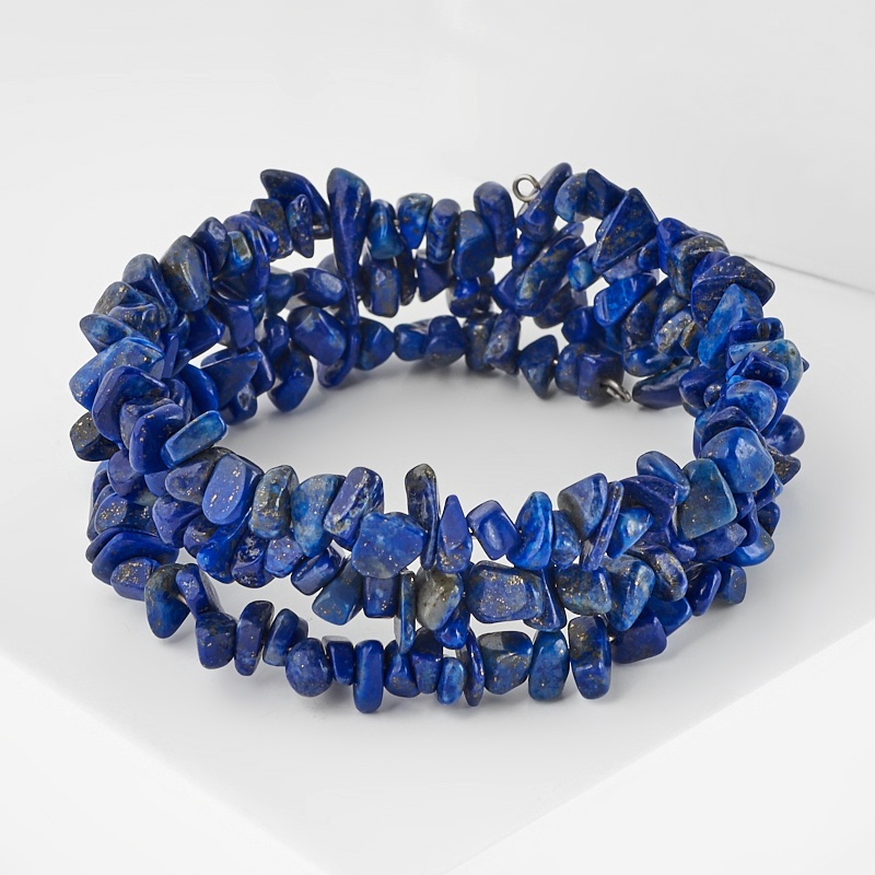 Браслет лазурит пружина 18 см (регулируемый) 
Браслет лазурит пружина 18 см (регулируемый)