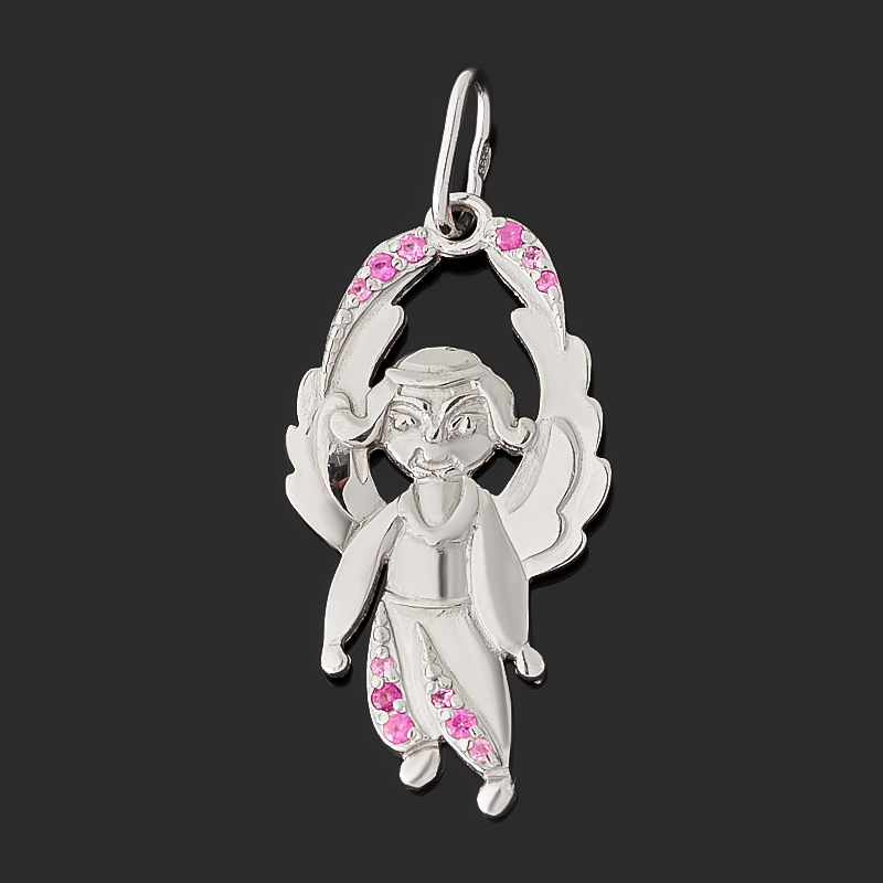 Кулон рубин (серебро 925 пр. родир. бел.) Ангел-хранитель огранка
Кулон рубин (серебро 925 пр. родир. бел.) Ангел-хранитель огранка
