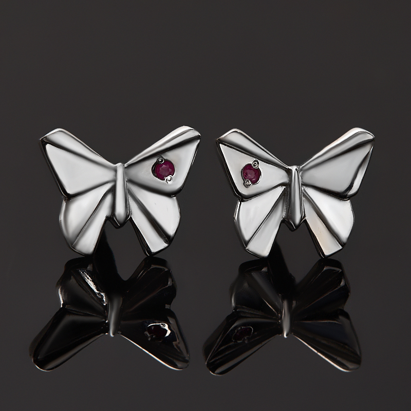 Серьги рубин (серебро 925 пр. родир. бел.) пуссеты огранка
Серьги рубин (серебро 925 пр. родир. бел.) пуссеты огранка