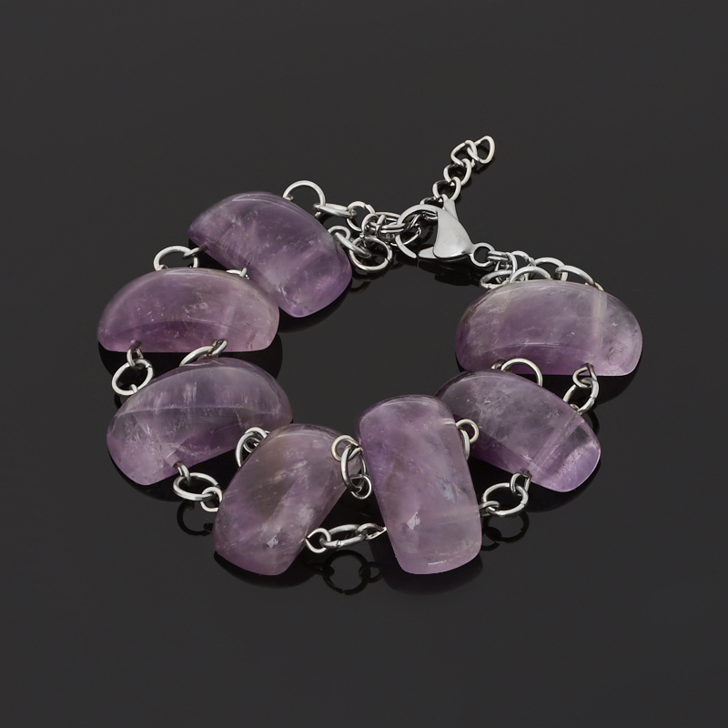 Браслет аметист (биж. сплав, сталь хир.) 18 см (+3 см)
Браслет аметист (биж. сплав, сталь хир.) 18 см (+3 см)
