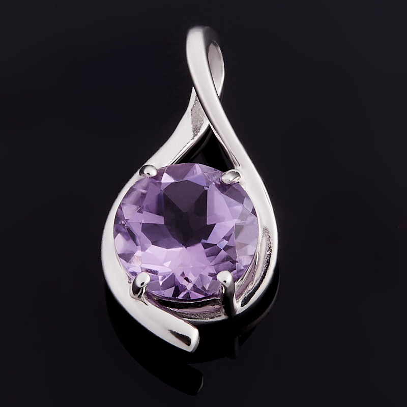 Кулон аметист (серебро 925 пр. родир. бел.) огранка
Кулон аметист (серебро 925 пр. родир. бел.) огранка