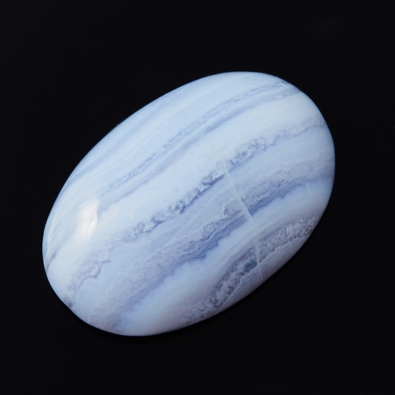 

Кабошон агат голубой 12*18 мм