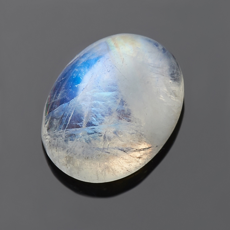 Кабошон лунный камень (адуляр) Индия 6*8 мм