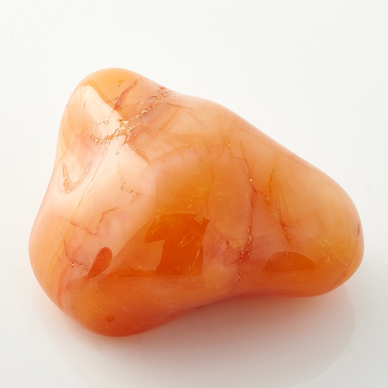 Галтовка агат абрикосовый Ботсвана S (4-7 см) (1 шт)