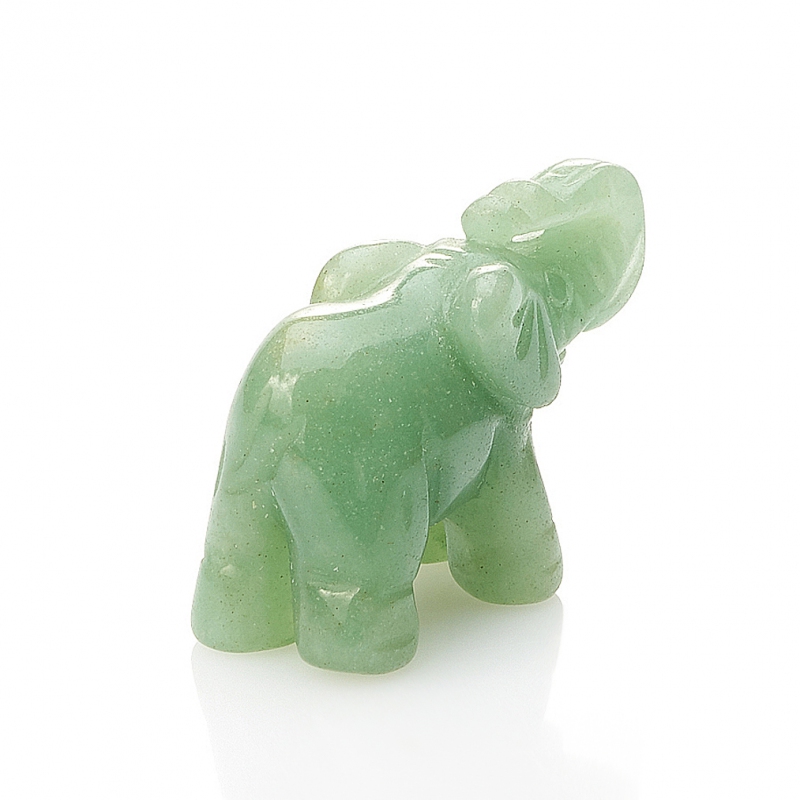 Слон авантюрин зеленый Зимбабве 3-4 см