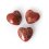 Сердечко яшма красная ЮАР 2,5 см