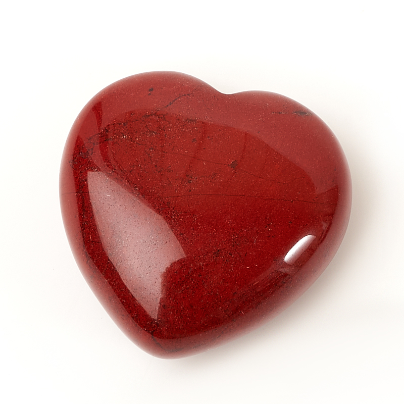 Сердечко яшма красная ЮАР 2,5 см