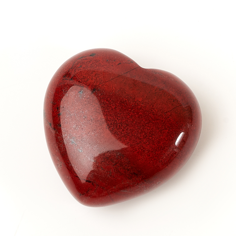 Сердечко яшма красная ЮАР 2,5 см