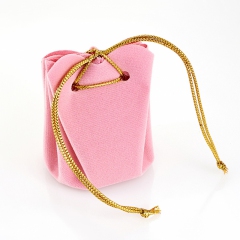 Подарочная упаковка универсальная (мешочек объемный розовый) 40х40х60 мм
