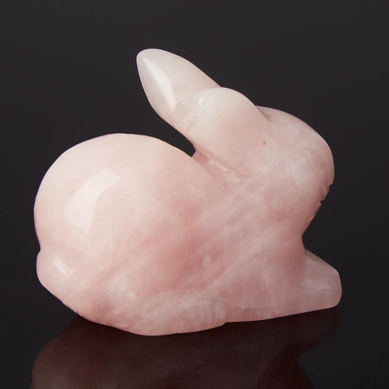 Кролик розовый кварц Бразилия 5 см