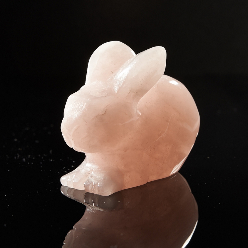 Кролик розовый кварц Бразилия 5 см
