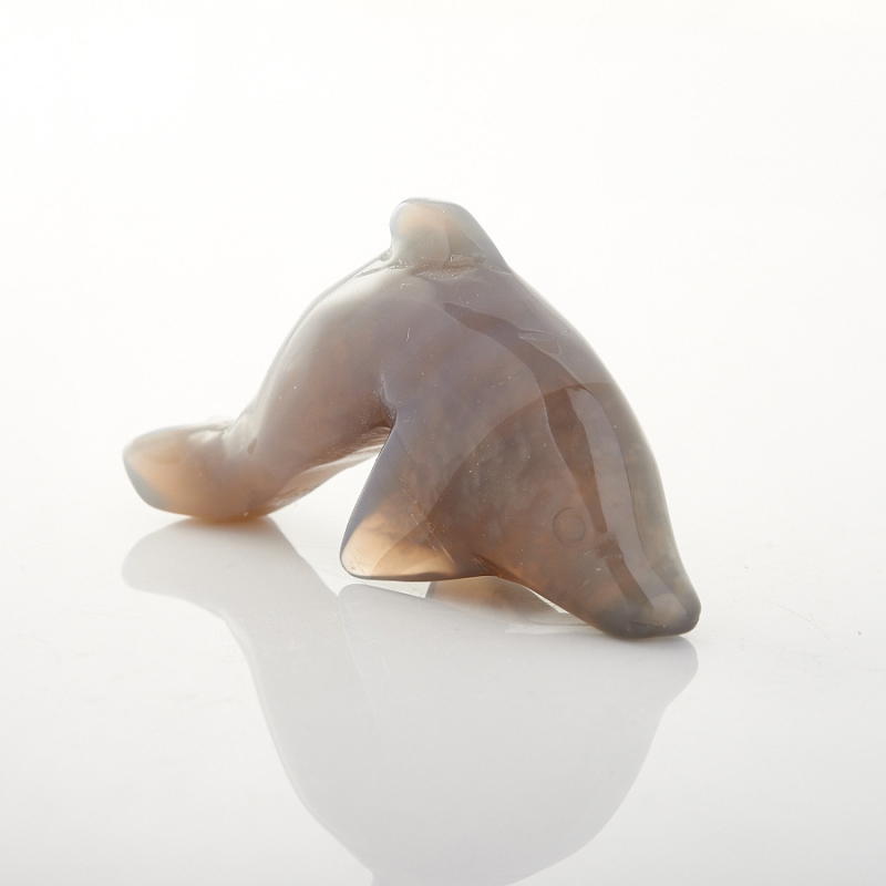 Дельфин агат серый Ботсвана 4,5-5 см