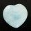Сердечко аквамарин Бразилия 2-2,5 см