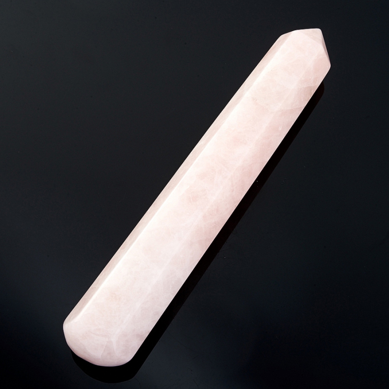 Массажная палочка розовый кварц Бразилия 10-12 см