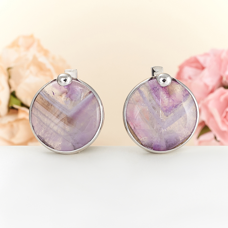 

Серьги аметист (серебро 925 пр.)