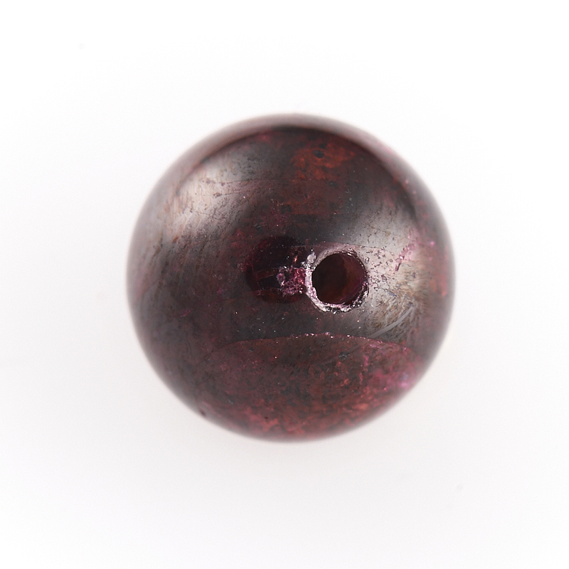 Бусина гранат альмандин Индия шарик 8-8,5 мм (1 шт)