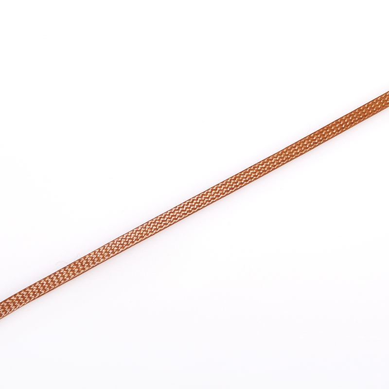 Шнурок (коричневый) 45 см (+4 см) (текстиль)