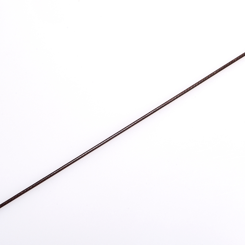 Шнурок (нейлон) (коричневый) 45 см (+4 см)