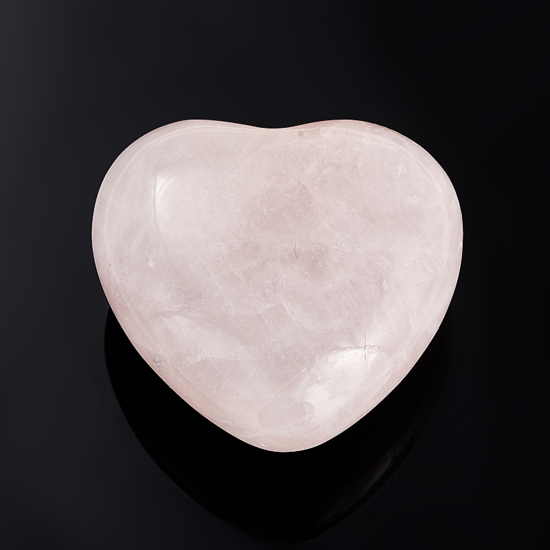 Магнит сердечко розовый кварц 2,5 см