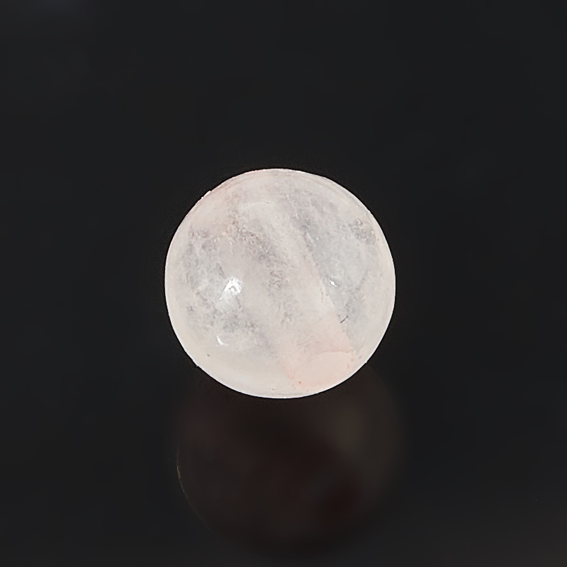 Бусина розовый кварц Бразилия шарик 4-4,5 мм (1 шт)