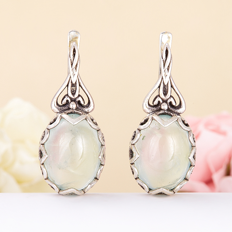 

Серьги пренит (серебро 925 пр.)