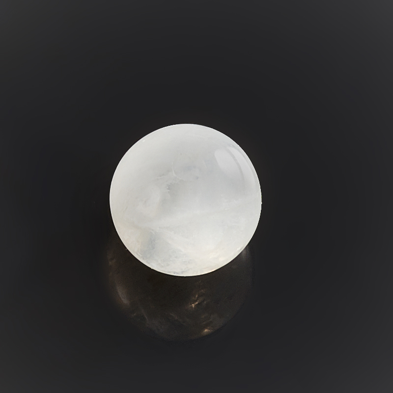 Бусина лунный камень (адуляр) Индия шарик 6-6,5 мм (1 шт)