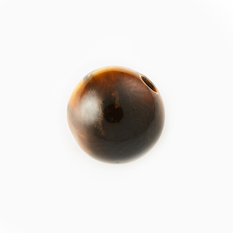 Бусина тигровый глаз ЮАР шарик 6-6,5 мм (1 шт)