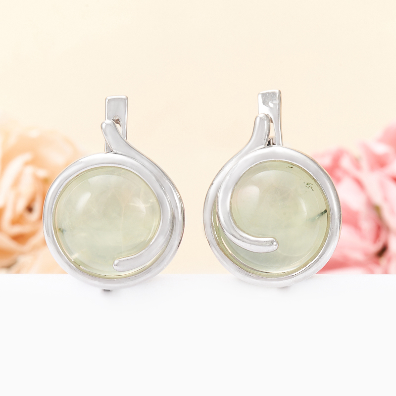 

Серьги пренит (серебро 925 пр.)
