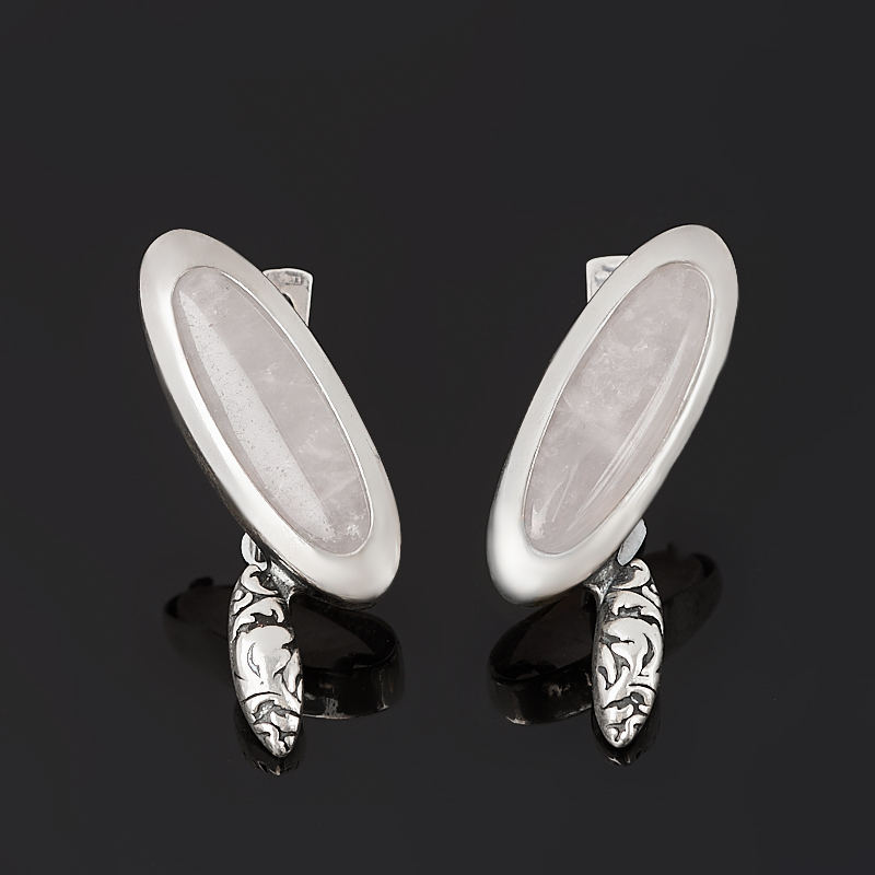 

Серьги розовый кварц (серебро 925 пр.)