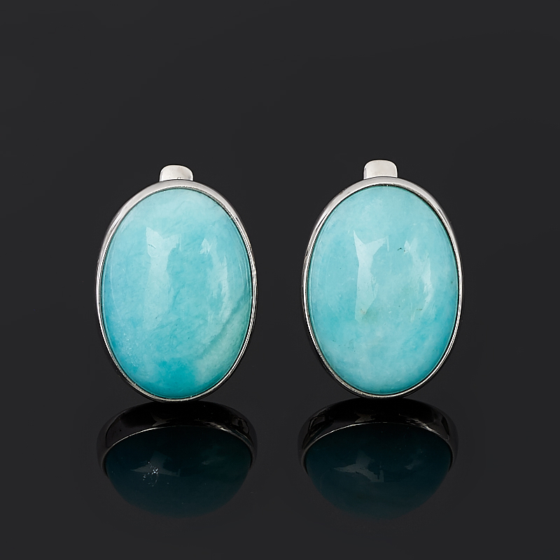 

Серьги амазонит (серебро 925 пр.)