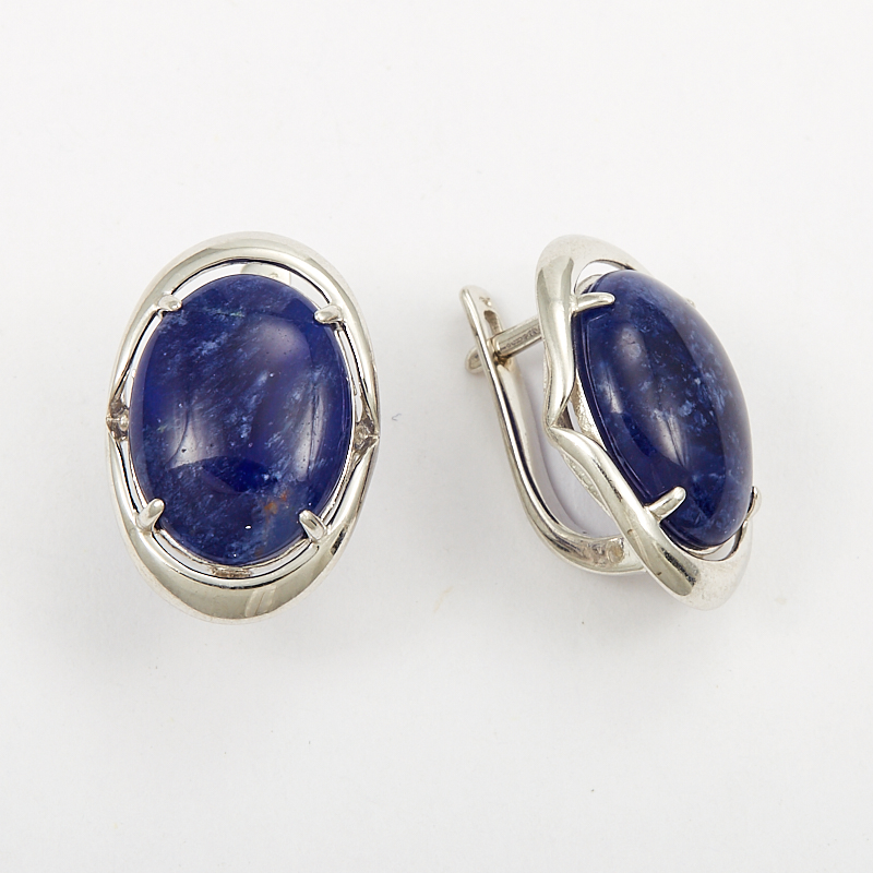 

Серьги содалит (серебро 925 пр.)