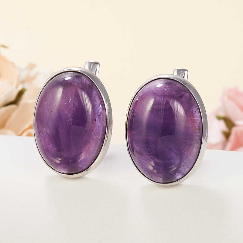 

Серьги аметист (серебро 925 пр.)
