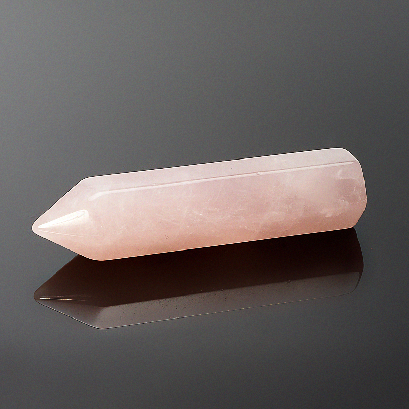 Кристалл розовый кварц Бразилия 6 см (ограненный) (1 шт)