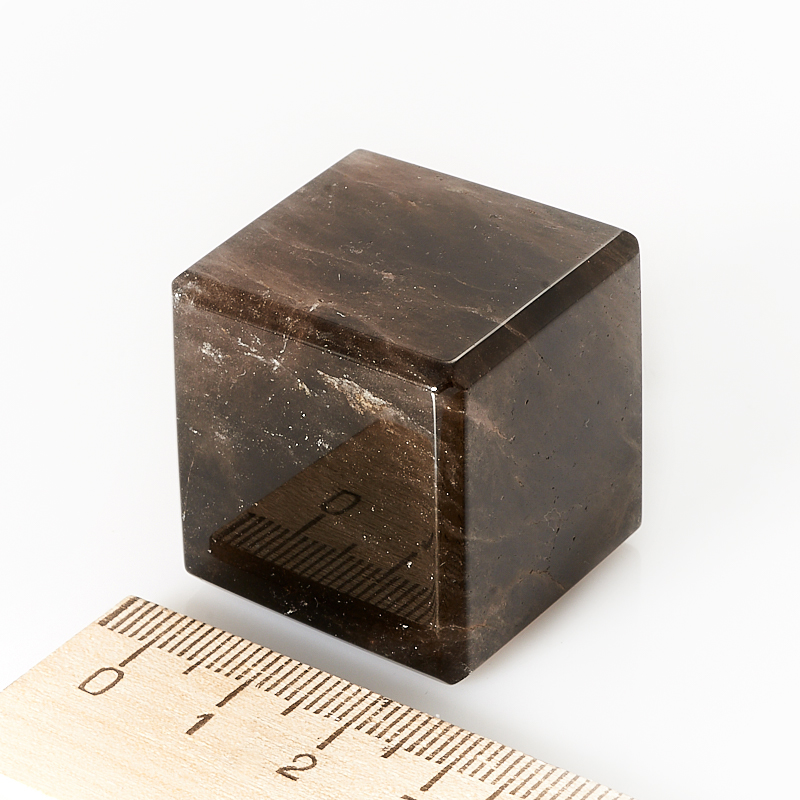 Куб раухтопаз Бразилия 3 см (1 шт)