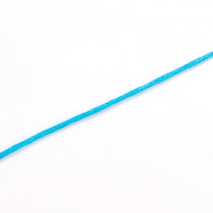 Шнурок (голубой) 70 см (текстиль)