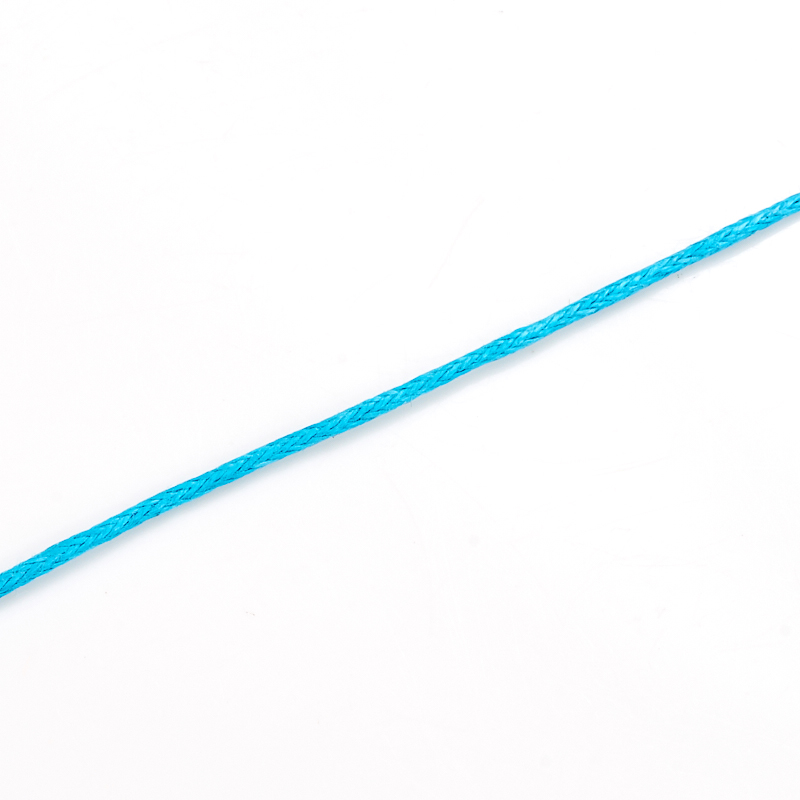 Шнурок (голубой) 70 см (текстиль)