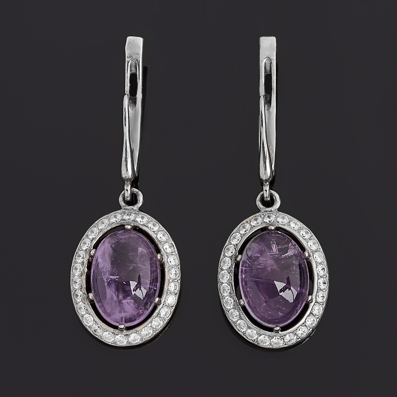 

Серьги аметист (серебро 925 пр.)