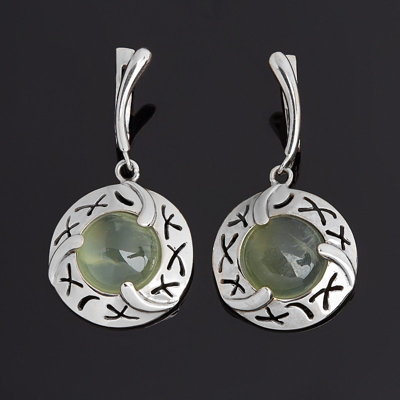 

Серьги пренит (серебро 925 пр.)