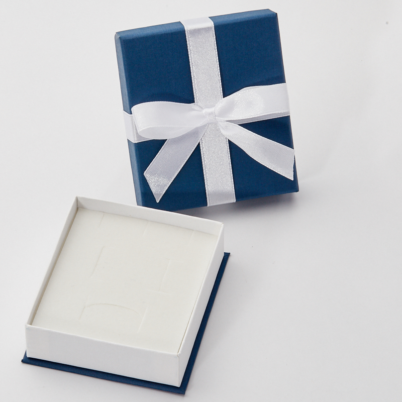 Подарочная упаковка  под комплект (кольцо, серьги, цепь, кулон) (коробка) (микс) 80х70х25 мм