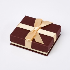 Подарочная упаковка под комплект (кольцо, серьги, цепь, кулон) (коробка) 80х70х25 мм