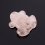 Пуговица лягушка розовый кварц Намибия 2,5 см