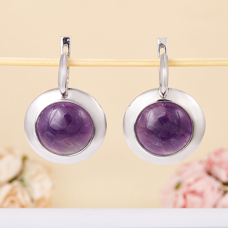 

Серьги аметист (серебро 925 пр.)