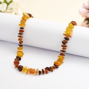 Купить бусы из янтаря(натурального, нешлифованного, королевского) по ...