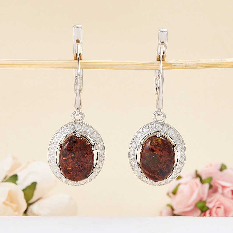 

Серьги петерсит (серебро 925 пр.)